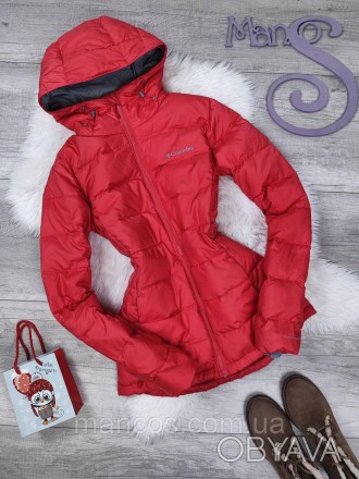 Женская зимняя куртка Columbia красная 
Состояние: б/у, в очень хорошем состояни. . фото 1
