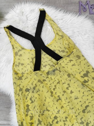 Женская летняя блуза Topshop жёлтая с принтом 
Состояние: б/у, в очень хорошем с. . фото 6