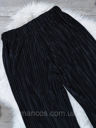 Женские брюки кюлоты Lager157 чёрные плиссе 
Состояние: б/у, в отличном состояни. . фото 6
