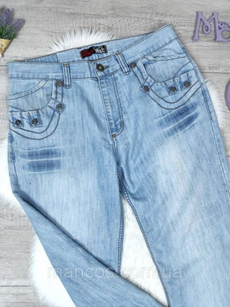 Мужские джинсы Diom&c голубые 
Состояние: б/у, в хорошем состоянии (есть пятна, . . фото 3