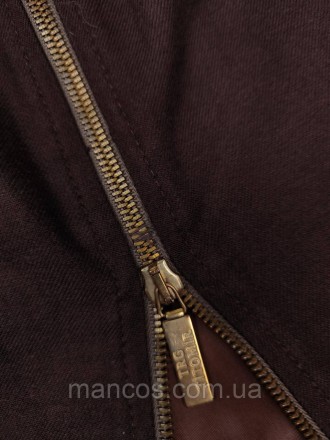 Женская юбка карандаш с молнией TRG коричневый цвет широкий пояс 
Состояние: б/у. . фото 10