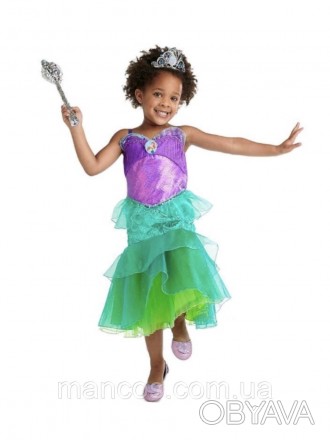 Карнавальный костюм русалочки Ариэль 2018 Disney Store Ariel платье Размер 104