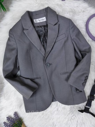 Классический пиджак для мальчика Autograph серый
Состояние: б/у, в отличном сост. . фото 3