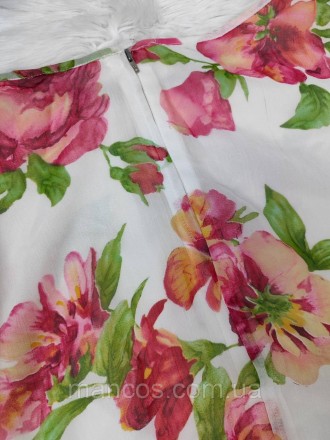 Женская юбка с цветочным принтом
Состояние: б/у, в отличном состоянии 
Размер: L. . фото 6