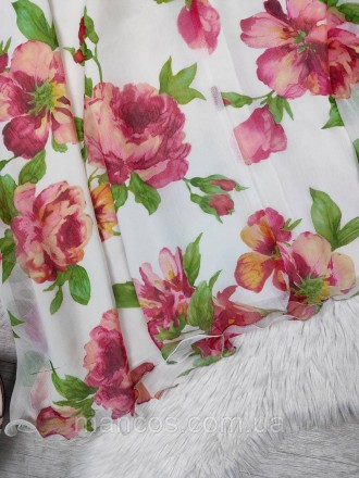 Женская юбка с цветочным принтом
Состояние: б/у, в отличном состоянии 
Размер: L. . фото 4