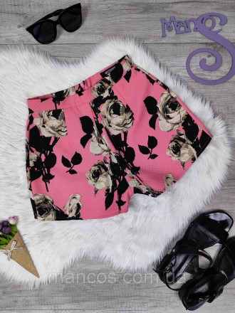 Женская юбка шорты Missguided розового цвета с цветочным принтом 
Состояние: б/у. . фото 2