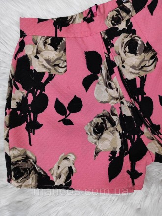 Женская юбка шорты Missguided розового цвета с цветочным принтом 
Состояние: б/у. . фото 5