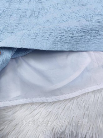 Женская юбка Topshop голубая с молнией по длине 
Состояние: б/у, в отличном сост. . фото 7