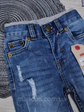 Детские джинсы Levi's синие 
Производитель: Levi's 
Состояние: новое
Размер: 80-. . фото 5