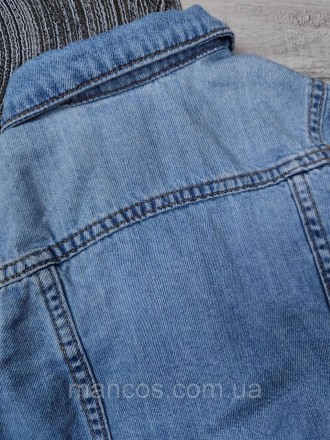 Детский джинсовый пиджак H&M синий 
Производитель: H&M 
Состояние: б/у, в идеаль. . фото 8