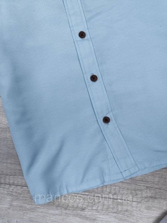 Детская рубашка с коротким рукавом для мальчика Name it голубая 
Состояние: б/у,. . фото 5