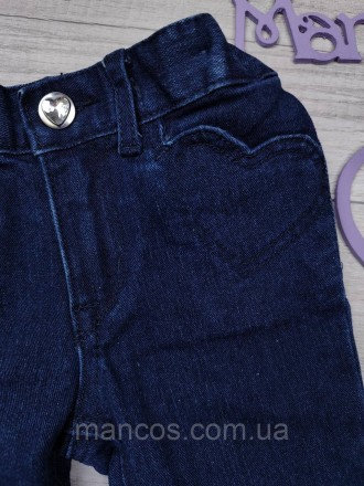 Детские джинсы для девочки H&M тёмно-синего цвета 
Состояние: б/у, в отличном со. . фото 4