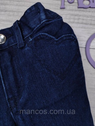 Детские джинсы для девочки H&M тёмно-синего цвета 
Состояние: б/у, в отличном со. . фото 6