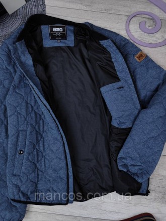 Мужская стеганая куртка бомбер MR520 синего цвета 
Состояние: б/у, в отличном со. . фото 9