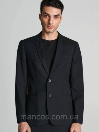 Мужской костюмный блейзер SinSay черный классический пиджак 
Состояние: новый, б. . фото 2