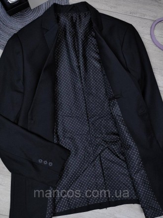 Мужской костюмный блейзер SinSay черный классический пиджак 
Состояние: новый, б. . фото 8