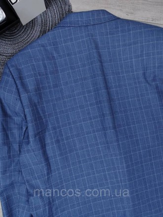 Мужской костюмный блейзер Arber синий классический пиджак в клетку 
Состояние: н. . фото 10