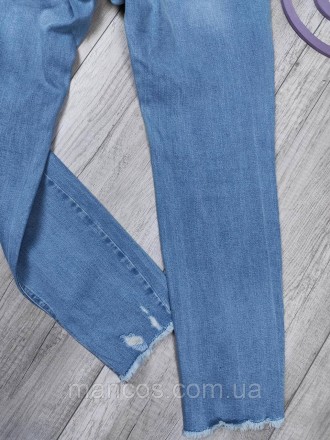 Мужские рваные джинсы LC Waikiki Slim Fit голубые 
Состояние: б/у, в отличном со. . фото 8