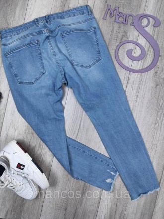 Мужские рваные джинсы LC Waikiki Slim Fit голубые 
Состояние: б/у, в отличном со. . фото 6