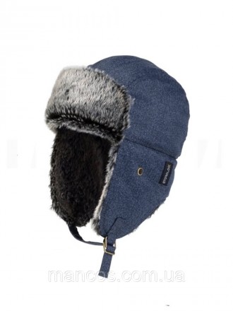 Мужская зимняя шапка Jack Wolfskin STORMLOCK синяя искусственный мех
Состояние: . . фото 2