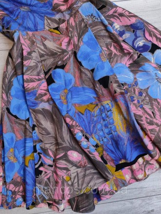 Коктейльное платье Matthew Williamson цветочный принт укороченный перед 
Состоян. . фото 5