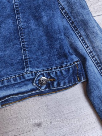 Женский джинсовый пиджак синий 
Состояние: б/у, в отличном состоянии
Размер: L
Ц. . фото 8