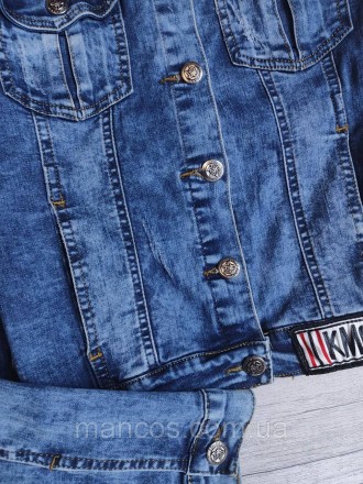 Женский джинсовый пиджак синий 
Состояние: б/у, в отличном состоянии
Размер: L
Ц. . фото 5