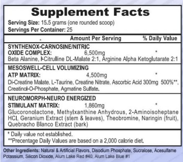 Предтренировочный комплекс Mesomorph от APS Nutrition | Новая формула с экстракт. . фото 2