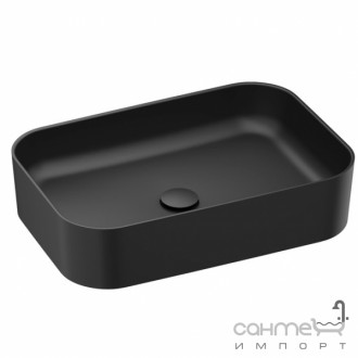 Раковина Ravak Ceramic 550 R Slim XJX0D155001 матова черная. Одесса. фото 1 Раковина Ravak Ceramic 550 R Slim XJX0D155001 матова черная. Одесса. фото 1