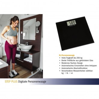Весы напольные TFA STEP PLUS XL 200 кг
Регулярно проверяйте вес своего тела и ул. . фото 4