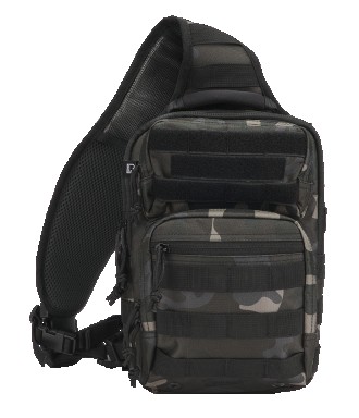 Армейская сумка-рюкзак Brandit-Wea US Cooper sling medium (8036-4-OS) dark-camo
. . фото 3