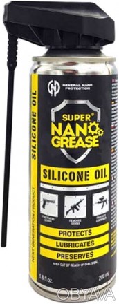 Силиконовое масло для оружия GNP Silicone 200 мл
Силиконовая смазка General Nano. . фото 1
