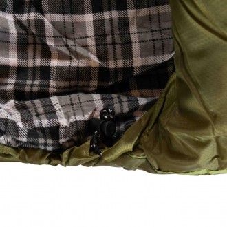 Спальный мешок Tramp Sherwood Long одеяло правый dark-olive/grey 230/100 UTRS-05. . фото 10