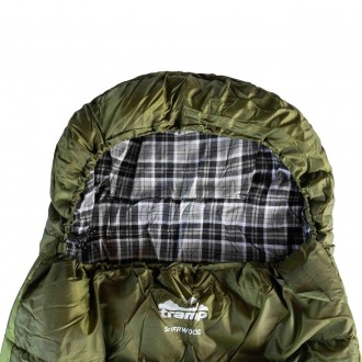 Спальный мешок Tramp Sherwood Long одеяло правый dark-olive/grey 230/100 UTRS-05. . фото 5