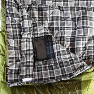 Спальный мешок Tramp Sherwood Long одеяло правый dark-olive/grey 230/100 UTRS-05. . фото 7