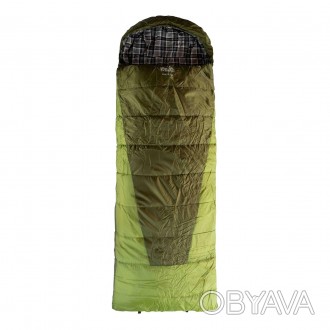 Спальный мешок Tramp Sherwood Long одеяло правый dark-olive/grey 230/100 UTRS-05. . фото 1