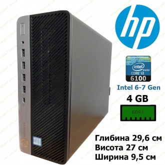 Системный блок б.у. Desktop HP PRODESK 600 G1 SFF I3-6100(3.7 GHz)/ 4Гб ОЗУ DDR4. . фото 2