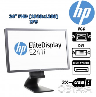 HP EliteDisplay E241i 24" FHD (1920x1200) IPS DP/DVI/VGA Pivot Plug and Play
Мы . . фото 1