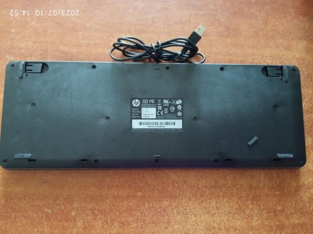 Фирменная клавиатура HP USB KU-1156 Черная
Клавиатура - 100 грн
Мембранная, подк. . фото 4