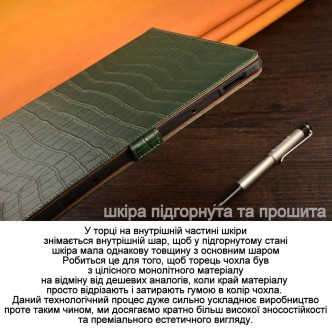 Представлений чохол виконаний з натуральної шкіри преміум класу, важливо звернут. . фото 4