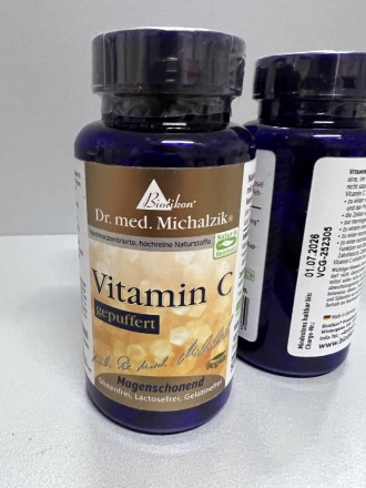 
BIOTIKON Vegan Vitamin C Dr. med. Michalzik Витамин С, 120 штук
Этот Витамин С . . фото 6