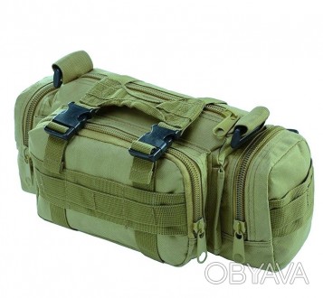 Тактическая, армейская мужская сумка Molle Combat Sachet хаки
Стильная сумка-сли. . фото 1