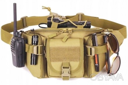 Вместительная армейская поясная, набедренная сумка Edibazzar койот
Описание изде. . фото 1