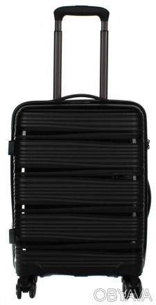 Большой ударопрочный пластиковый чемодан из поликарбоната 85,7L Horoso черный От. . фото 1