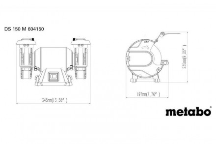 Электроточило Metabo DS 150 M 
Точило Metabo DS 150 M - это незаменимый помощник. . фото 5