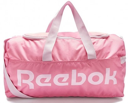 Женская спортивная сумка для тренировок 35L Reebok Sport Act Core M Grip розовая. . фото 4