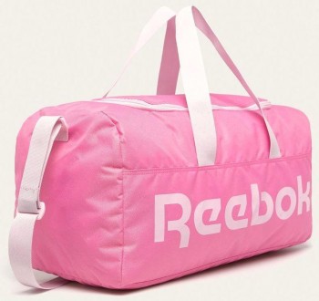 Женская спортивная сумка для тренировок 35L Reebok Sport Act Core M Grip розовая. . фото 2