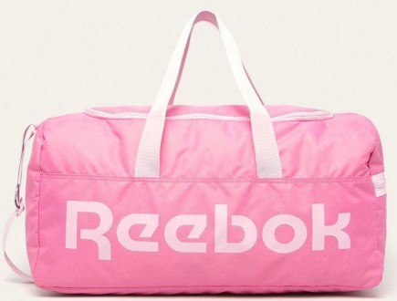 Женская спортивная сумка для тренировок 35L Reebok Sport Act Core M Grip розовая. . фото 5