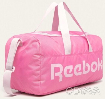 Женская спортивная сумка для тренировок 35L Reebok Sport Act Core M Grip розовая. . фото 1