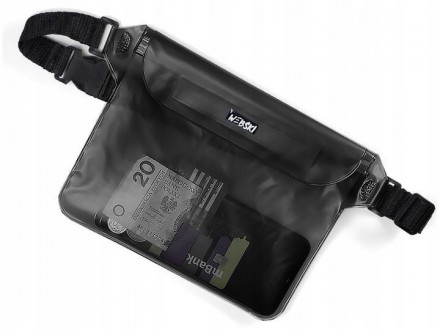 Эластичная водонепроницаемая сумка на пояс для планшета, смартфона, документов W. . фото 2